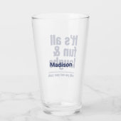 Verre Nom personnalisé FUN & LAUGHS (Dos)