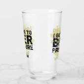 Verre Nom personnalisé Funny Modern Pint Beer (Gauche)