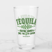 Verre Nom personnalisé Funny TEQUILA (Dos)