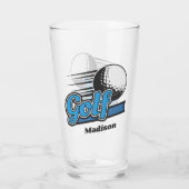 Verre Nom personnalisé Golf (Dos)