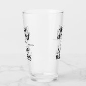 Verre Nom personnalisé "Gone Out Of My Mind" (Gauche)