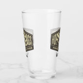 Verre Nom personnalisé Hoppy Endings Funny Pint Beer Gla (Gauche)