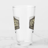 Verre Nom personnalisé Hoppy Endings Funny Pint Beer Gla (Droite)