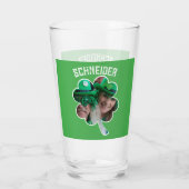 Verre Nom personnalisé Jour de la Saint Patrick photo de (Dos)