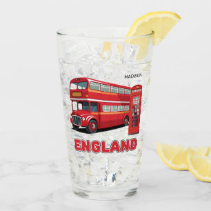 Verre Nom personnalisé Londres Angleterre