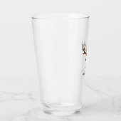 Verre Nom personnalisé Reindeer Noël Fête (Droite)