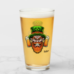 Verre Nom personnalisé Saint Patrick’s Day Pint glass