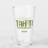 Verre Nom personnalisé Tahiti (Devant)
