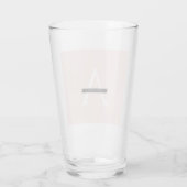Verre Nom personnel minimaliste Pastel Pink (Dos)