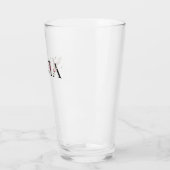 Verre Nom Sofia. (Gauche)
