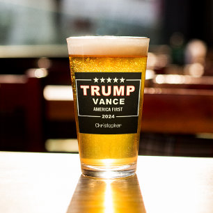Verre Nom, Souvenir de l'élection Trump-Vance 2024 en pi