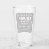 Verre Nom, Trump-Vance 2024 Election Keepsaké Point (Dos)