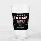 Verre Nom, Trump-Vance 2024 Election Keepsaké Point (Devant)
