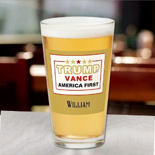 Verre Nom, Trump-Vance America First 2025 Pint