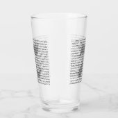 Verre Nombreux chiffres de Pi Mathematical Constante (Droite)