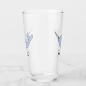Verre nommé de Narwhal d'arc-en-ciel (Droite)