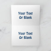 Verre Noordelijke Kerstfeestkaart Feestdagen Kaart (Binnen)