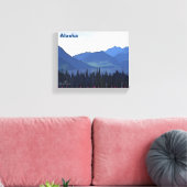 Verre Noordelijke zomer Canvas Afdruk (Insitu (Woonkamer))