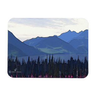 Verre Noordelijke zomer Magneet