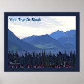 Verre Noordelijke zomer Poster (Voorkant)