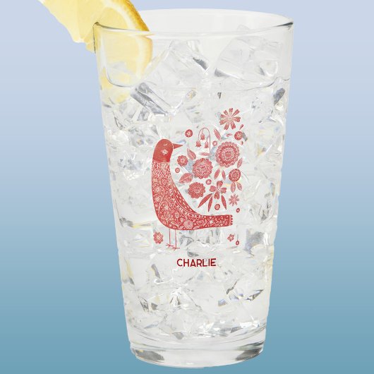 Verre Nordique Bird Personnalisé