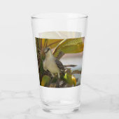 Verre Northern Mockingbird - Série Jardin Bird -  (Dos)