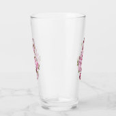 Verre notes de clé de sol musicale avec fleurs de Sakura (Droite)