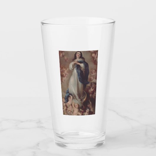 Verre Notre-Dame de l'Immaculée Conception Art (Devant)