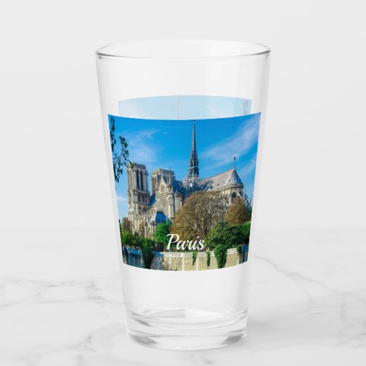 Verre Notre Dame de Paris en France (Devant)
