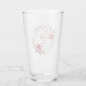 Verre Notre premier mariage de Noël (Dos)