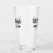 Verre Nous, le peuple, sommes en colère contre la bière  (Gauche)