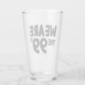 Verre Nous sommes les 99% (Dos)