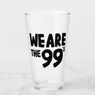 Verre Nous sommes les 99%