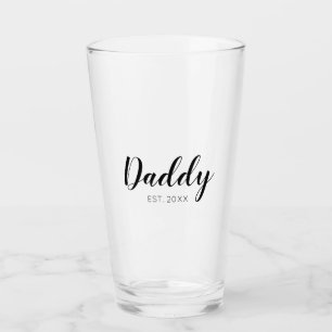 Verre Nouveau Papa typographie établie