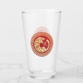 Verre Nouvel an chinois 2022. l'année du tigre. (Dos)