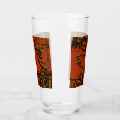 Verre Nouvel An chinois du porc 2019 - Rouge & Or (Gauche)