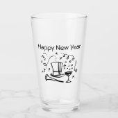 Verre Nouvel An Réveillé (Devant)