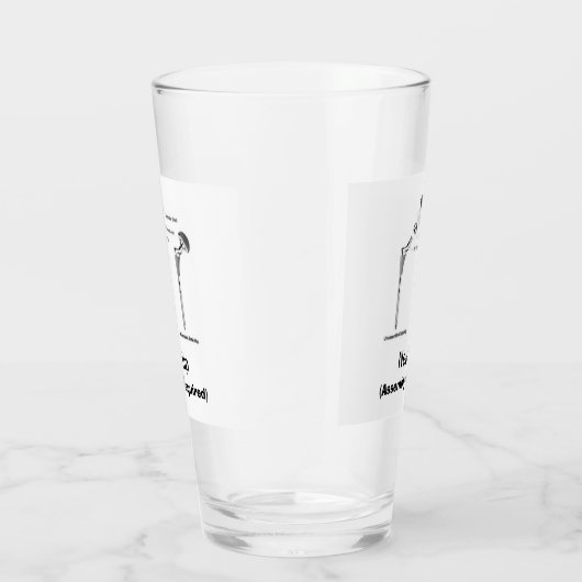 Verre Nouvelle hanche - Assemblage requis (Droite)