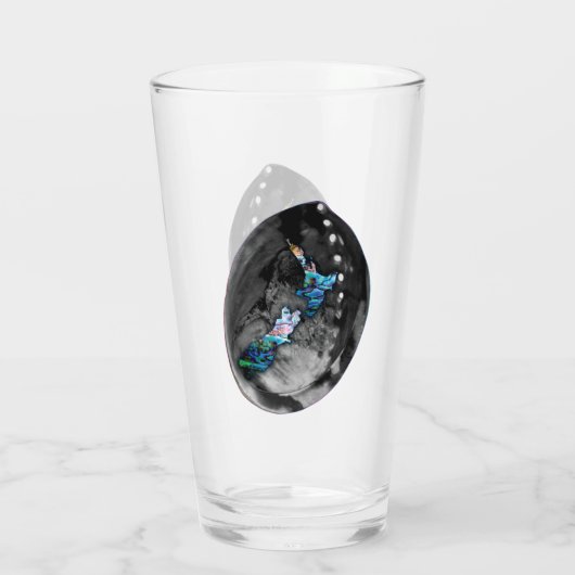 VERRE NOUVELLE-ZÉLANDE KIWI CARTE PAUA (Dos)