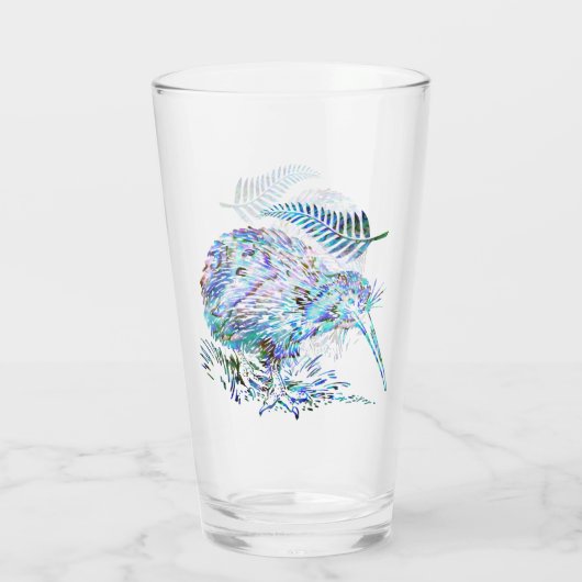 VERRE NOUVELLE-ZÉLANDE KIWI PAUA GLASS (Dos)
