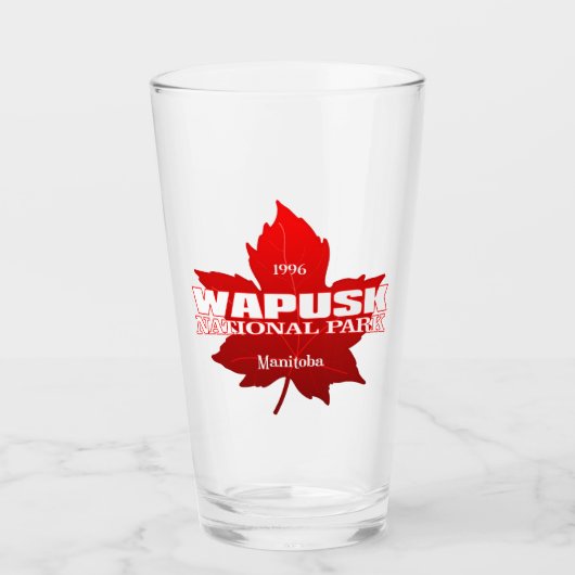 Verre NP Wapusk (feuille d'érable) (Devant)