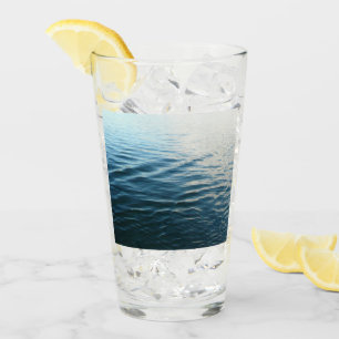 Verre Nuances d'eau bleue Photographie de la nature Abst