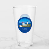Verre Nubble Light Blue Horizon Phare du Maine (Devant)