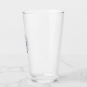 Verre Nuit de Boogie de Licorne Gras Typographie Graphiq (Gauche)