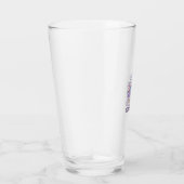 Verre Nuit de Boogie de Licorne Gras Typographie Graphiq (Droite)