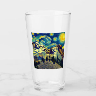 Verre Nuit étoilée Mt. Rushmore Dakota du Sud