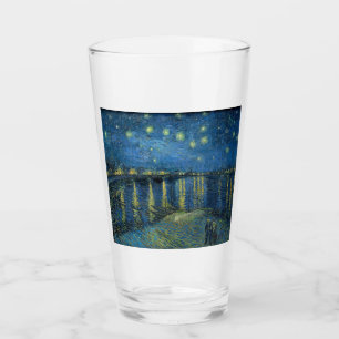 Verre Nuit étoilée sur le Rhône (par van Gogh)