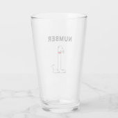 Verre Numéro un chien (Dos)