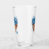 Verre Ocean Heart Waves and Shells – Coastal Personalize (Droite)