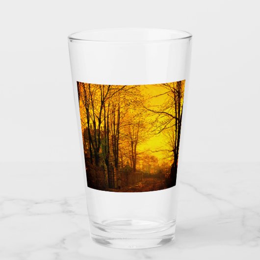 Verre Octobre Afterglow John Atkinson Grimshaw (Devant)